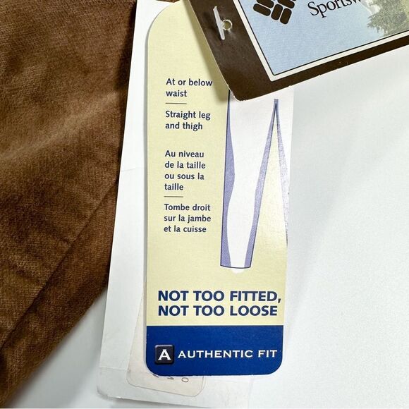 Columbia Womens 14 River Resort Heather Ridge Delta Straight Leg Corduroy Pants - Picture 11 of 16